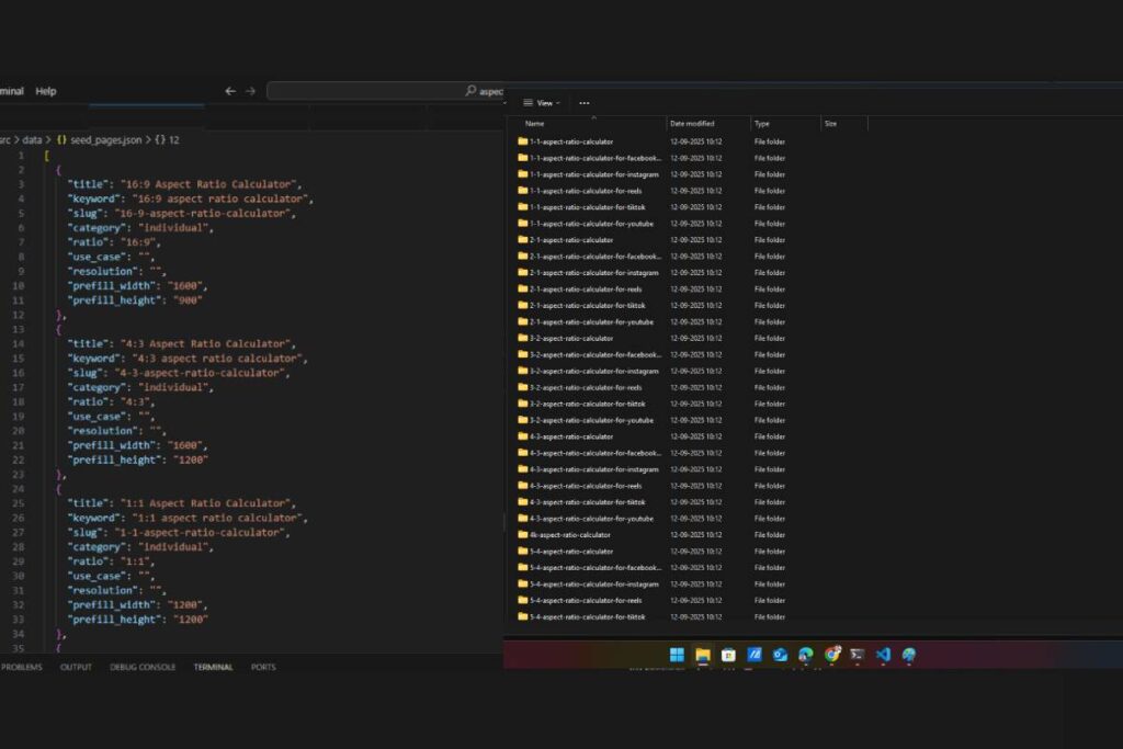 Aspect Ratio Calculator Interface