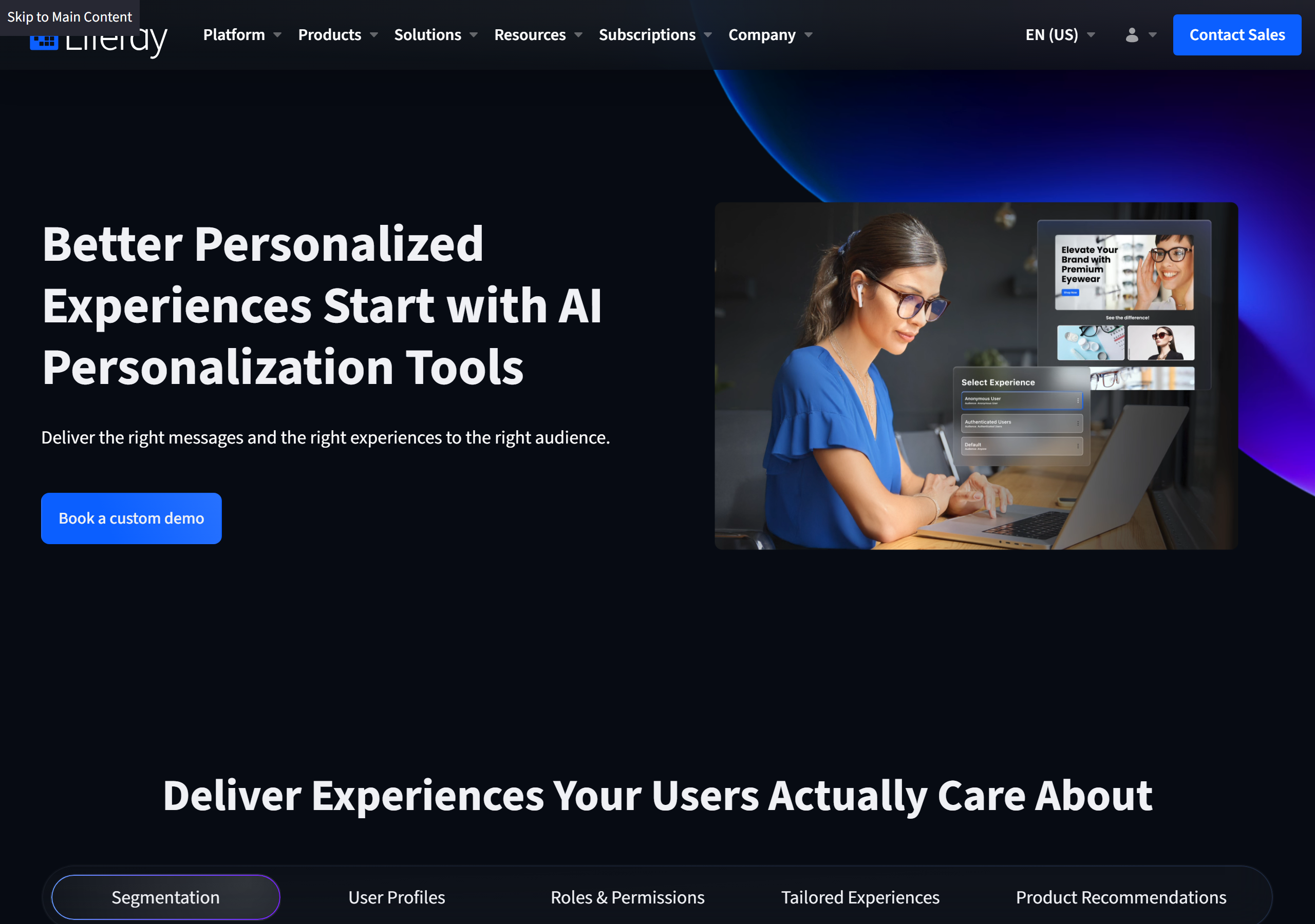 Liferay personalization — Better personalized experiences start with AI personalization tools